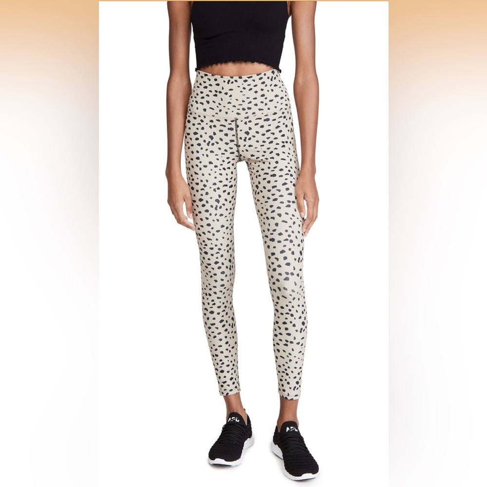 Beach Riot Beach Riot Ribbed Ayla Leggings in taupe spot